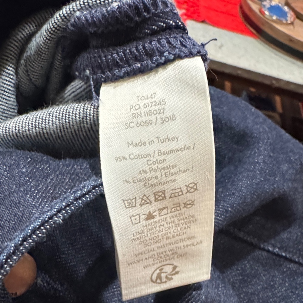 Boden Timeless Chic Denim Indigo Blue Sailor Wide-Leg Denim - Picture 11 of 11